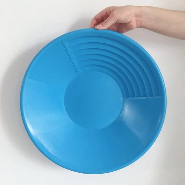BATEA DE 38 CM AZUL CLARA