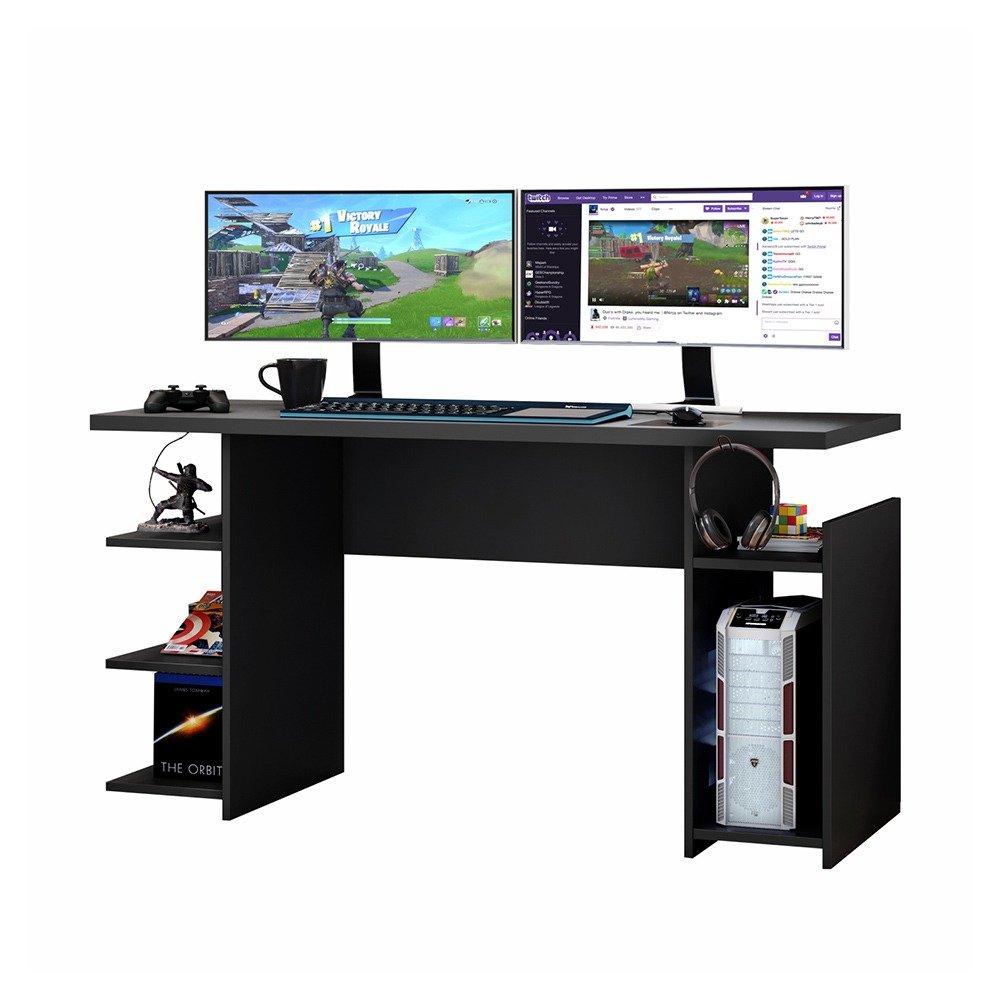 E75609 - MESA COMPUTADORA GAMER 75X136X54 CM REF:NT2065 173 PTO/TX