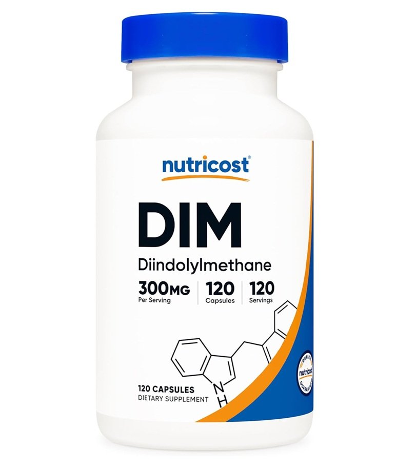 NUTRICOST DIM DIINDOLYLMETHANE 300MG 120CAPSULES 120SERVINGS
