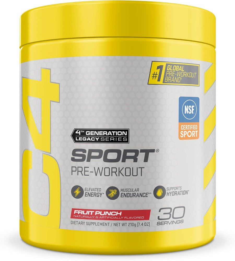 CELLUCOR C4 SPORT PRE-WORKOUT 210G 30 SERVINGS FRUIT PUNCH