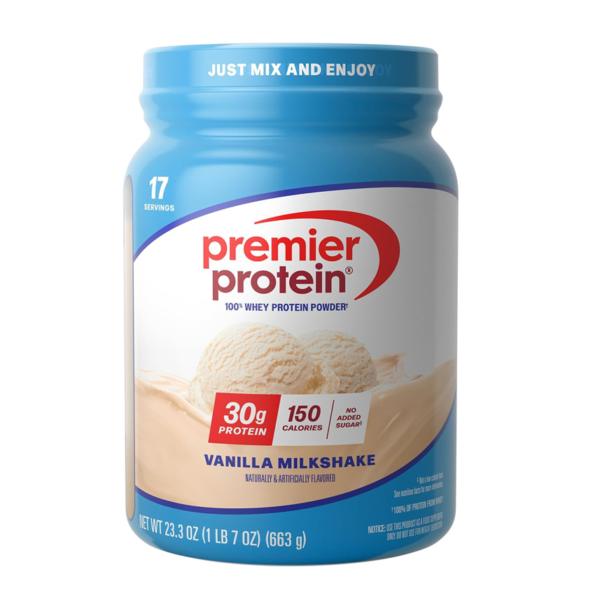 PREMIER PROTEIN VANILLA MILKSHAKE 1LB 663G