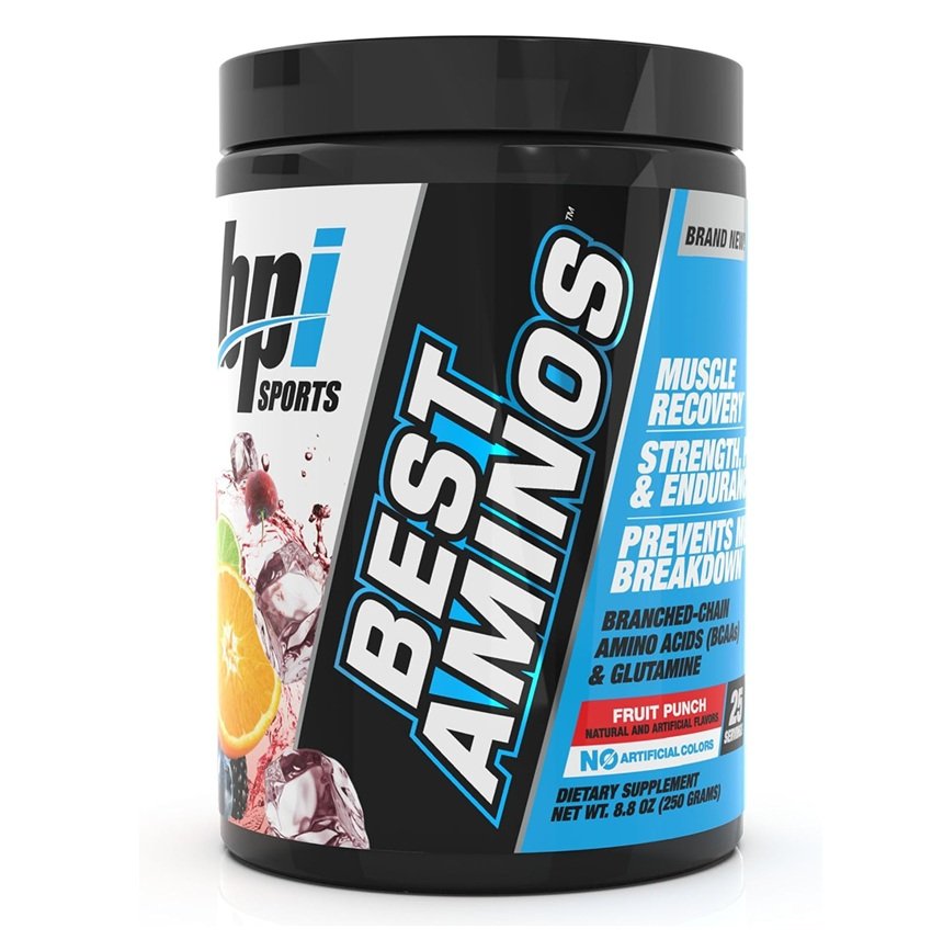 BPI SPORTS BCAA BEST AMINOS 250G 25 SERVINGS FRUIT PUCNH