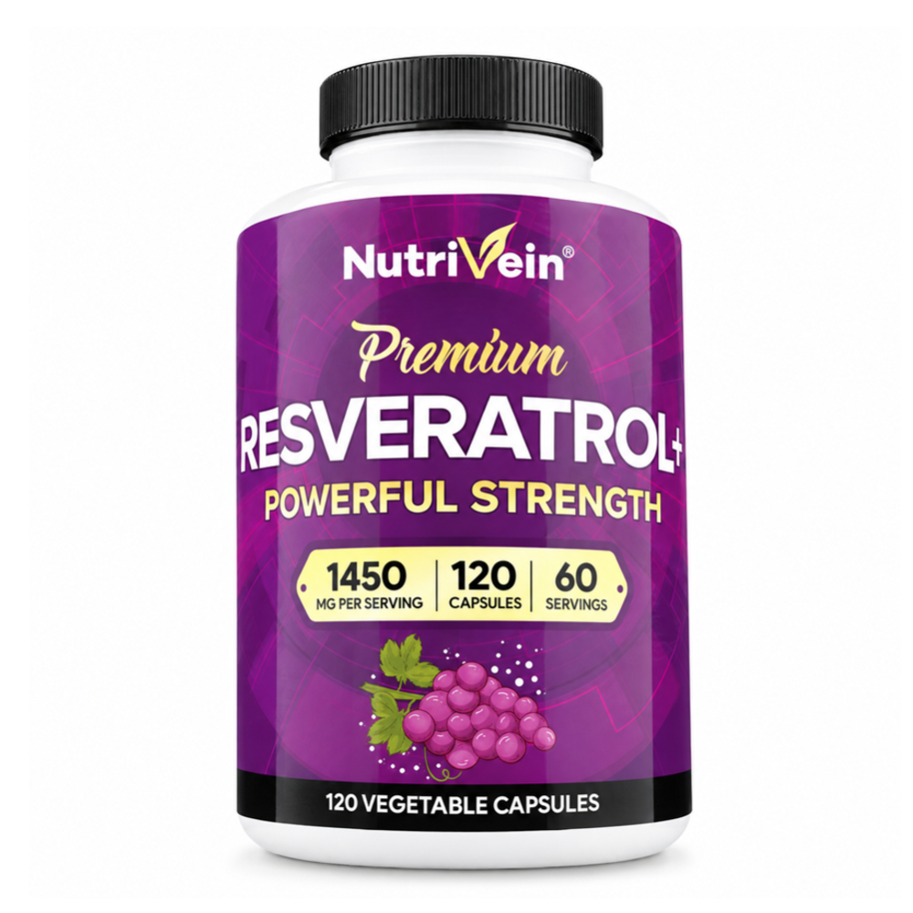 NUTRIVEIN PREMIUM RESVERATROL 1450MG 120 CAPS 60 SERVING