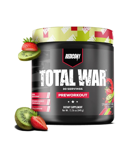 REDCON1 TOTAL WAR PRE WORKOUT 30 SERVINGS 441G STRAWBERRY KIWI