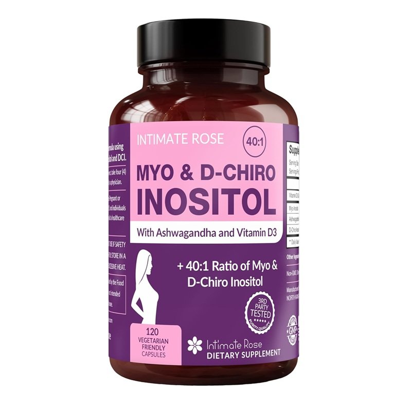 INTIMATE ROSE MYO AND DCHIRO INOSITOL 120 CAPSULES
