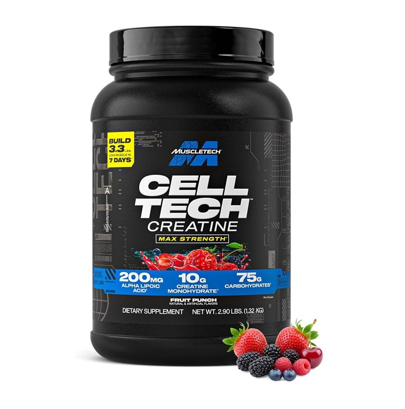 MUSCLETECH CREATINA HCI MAX STRENGTH FRUIT PUNCH 2.90LB