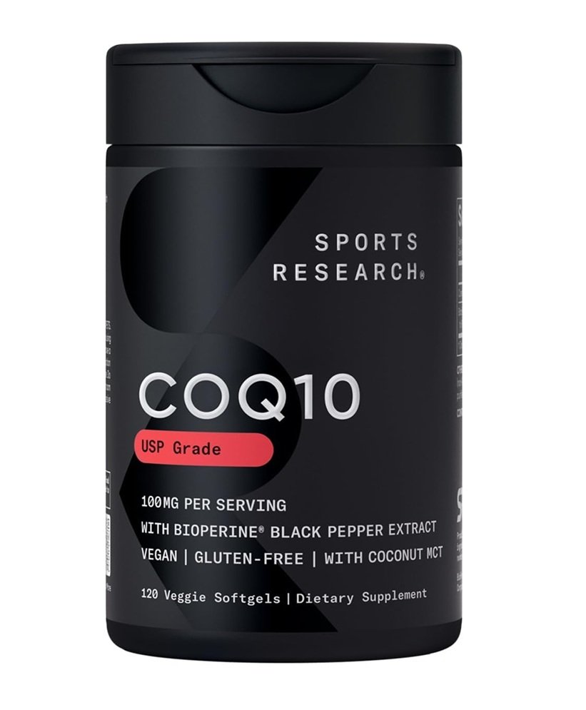 SPORTS RESEARCH COQ10 UPS GRADE 120 CAPSULES 100MG