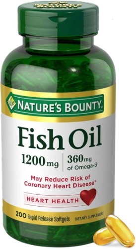 NATURES BOUNTY FISH OIL 1200 MG 200 SOFTGELS
