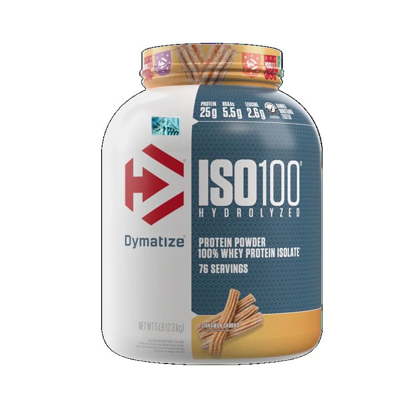 DYMATIZE ISO 100 HYDROLIZED 75 SERVINGS 2.3KG CINNAMON CHURRO