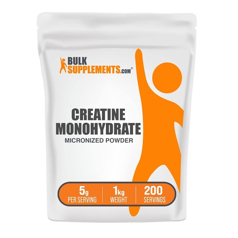 BULK SUPLEMMENTS CREATINE MONOHYDRATE 1KG 200 SERVINGS