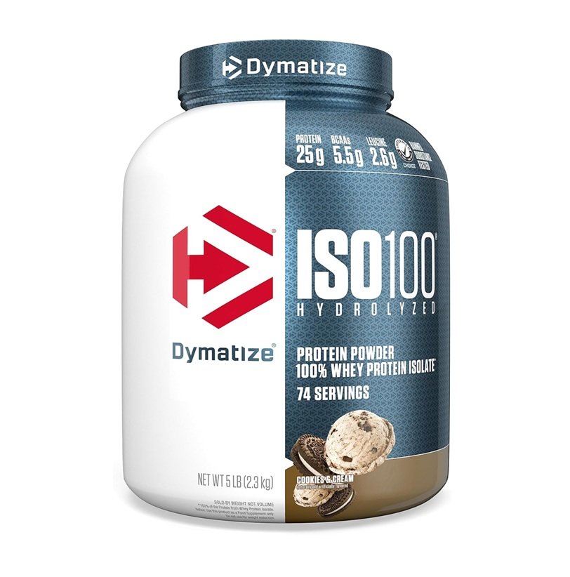 DYMATIZE ISO 100 HYDROLIZED 74 SERVINGS 2.3KG COOKIES AND CREAM