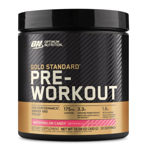 OPTIMUM NUTRTION GOLD STANDARD PRE-WORKOUT WATERMELON CANDY 300G