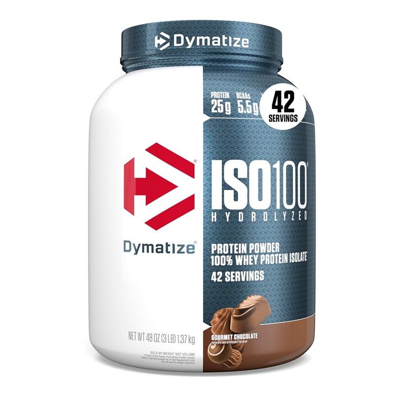 DYMATIZE ISO 100 HYDROLIZED 42 SERVINGS 1.37KG GOURMET CHOCOLATE