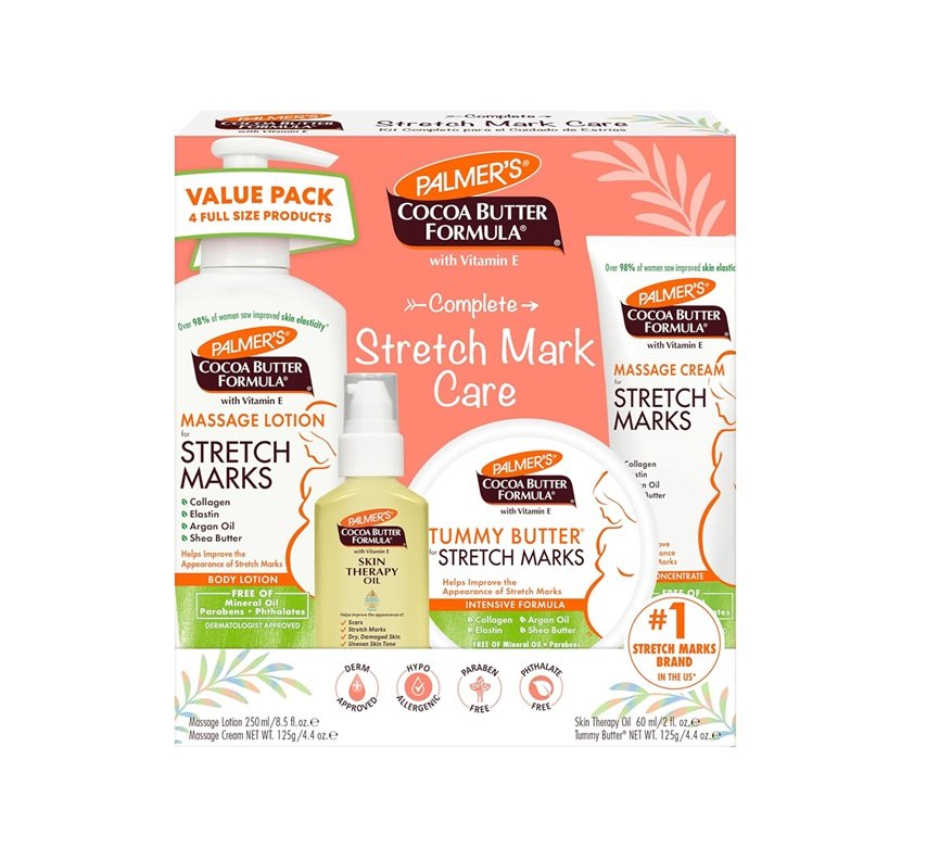 PALMERS KIT COMPLETE STRETCH MARK CARE SET 4
