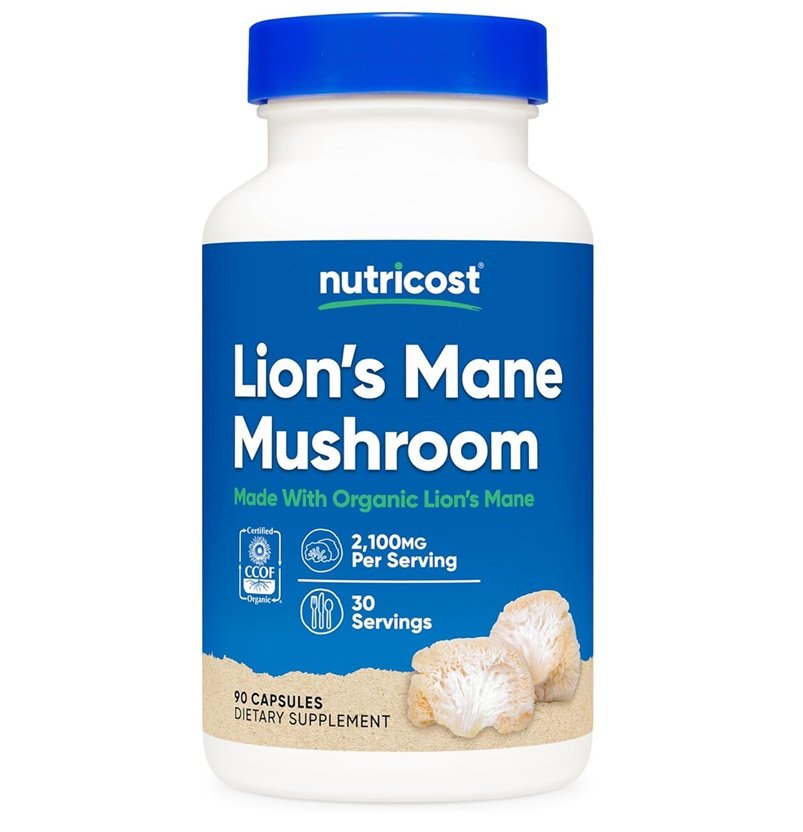 NUTRICOST LIONS MANE MUSHROOM 2100MG 30 SERVINGS