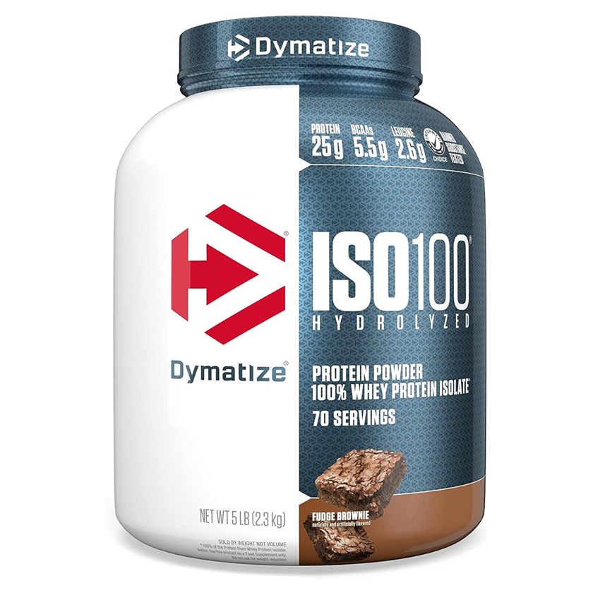 DYMATIZE ISO 100 HYDROLIZED 70 SERVINGS 2.3KG FUDGE BROWNIE