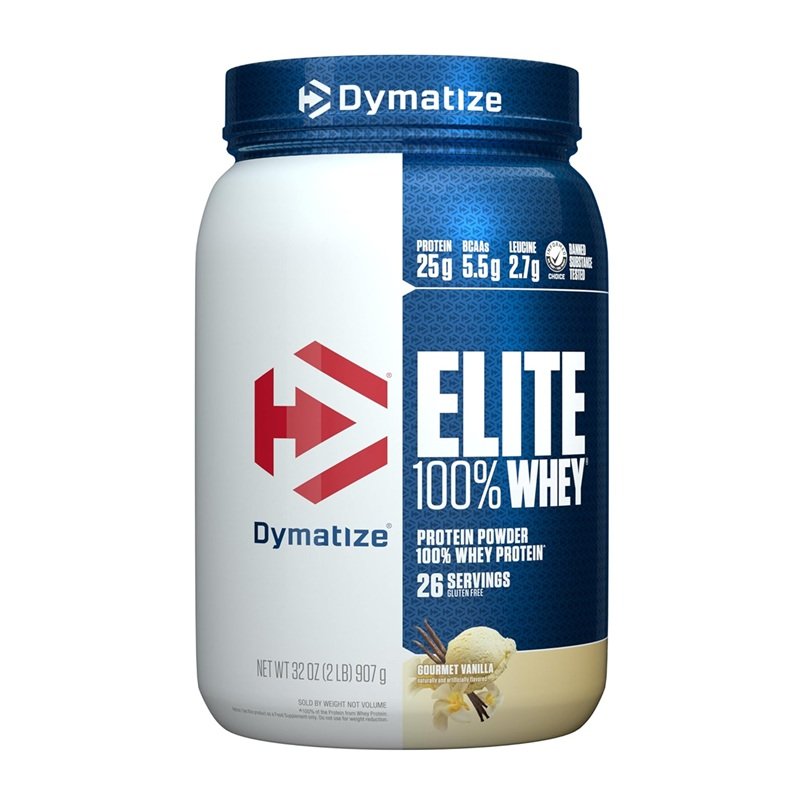DYMATIZE ELITE 100% WHEY 26 SERVINGS 907G GOURMET VANILLA