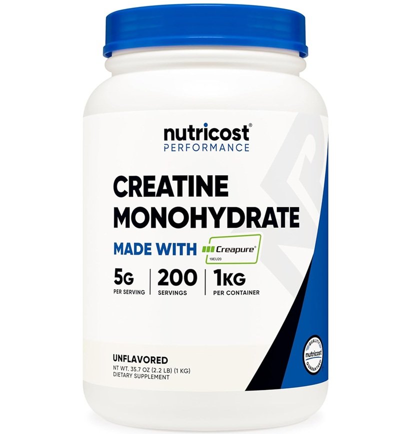 NUTRICOST CREAPURE CREATINE MONOHYDRATE 1KG 200 SERVINGS
