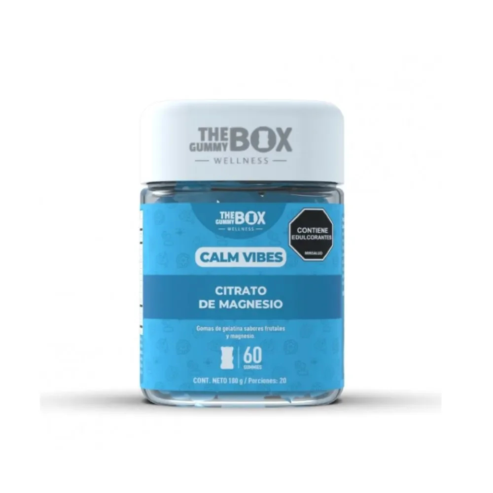 THE GUMMY BOX CALM VIVES CITRATO DE MAGNESIO 180G 60 GOMAS