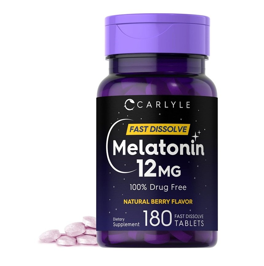 CARLYLE MELATONIN 12MG FAST DISSOLVE 180 TABS
