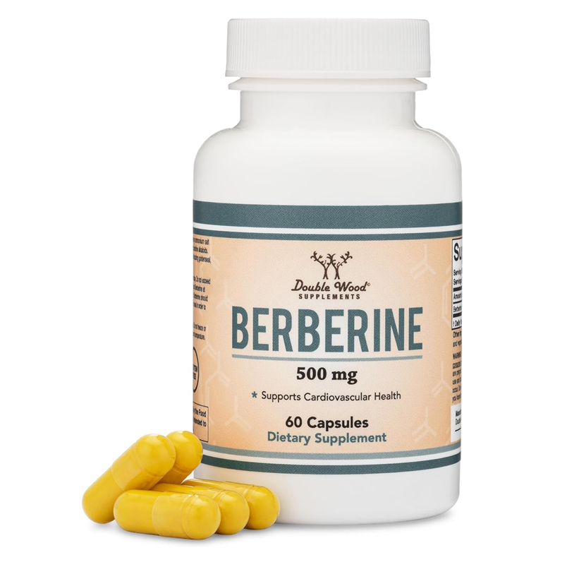 DOUBLE WOOD BERBERINE 500MG 60 CAPSULES