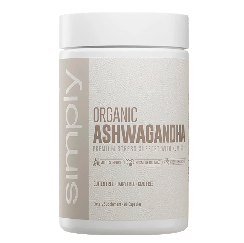 SIMPLY ORGANIC ASHWAGANDHA  90 CÁPSULAS