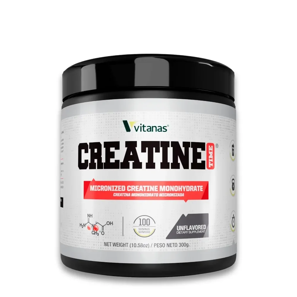 VITANAS CREATINE TIME 300G 100 SERVINGS UNFLAVORED