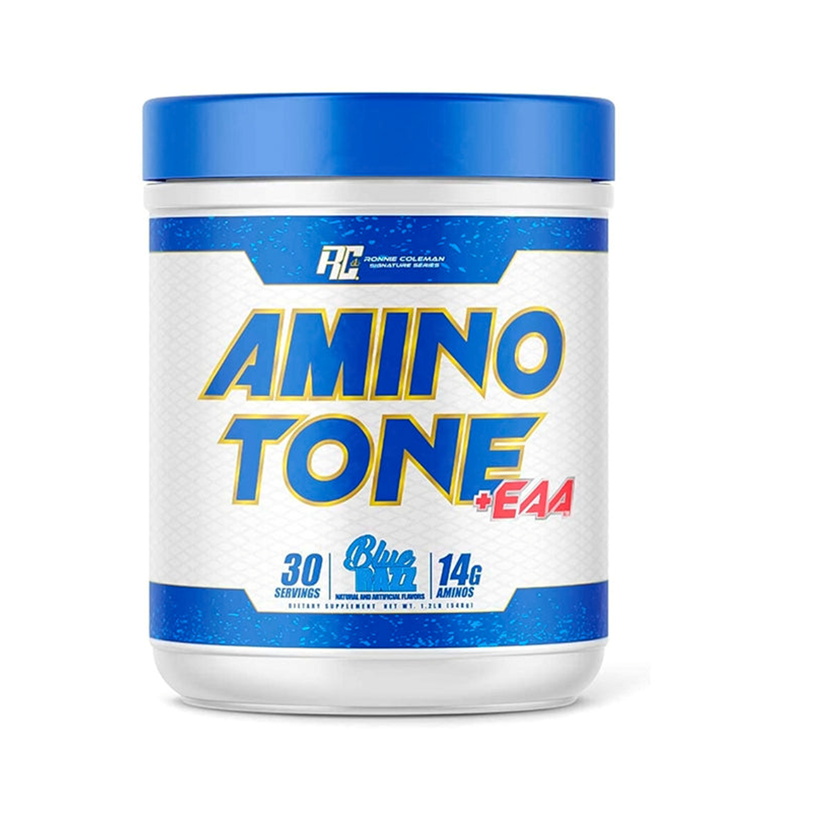 RONNIE COLEMAN AMINOTONE +EAA  30 SERVINGS 554G BLUE RAZZ