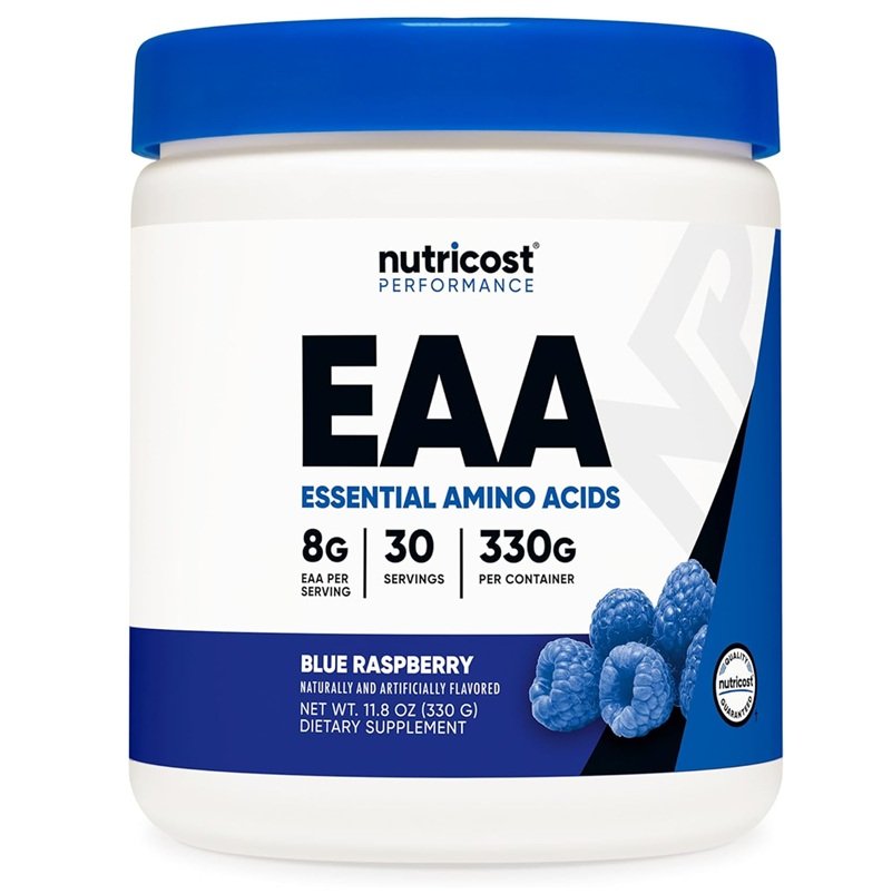NUTRICOST EAA ASSENTIAL AMINOACID 330G 30 SERVINGS BLUE RASPBERRY