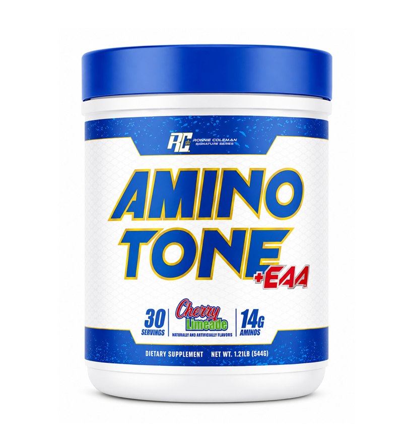 RONNIE COLEMAN AMINOTONE +EAA  30 SERVINGS 553G CHERRY LIMEADE