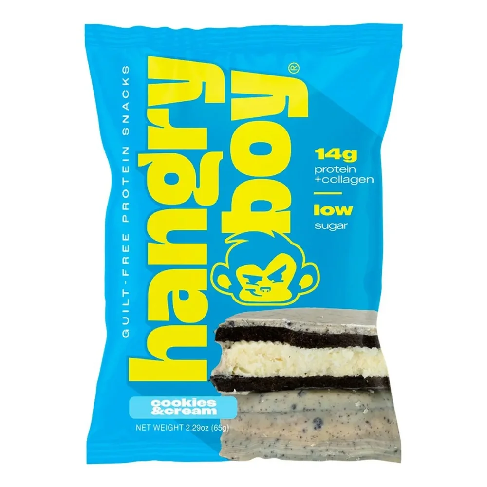 HANGRY BOY COOKIE SANDWICH 65G COOKIES AND CREAM