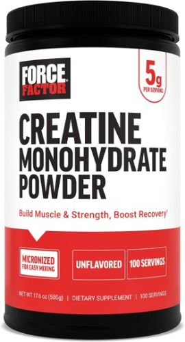 FORCE FACTOR CREATINE MONOHYDRATE POWDER 60 SERVIGNS 300G