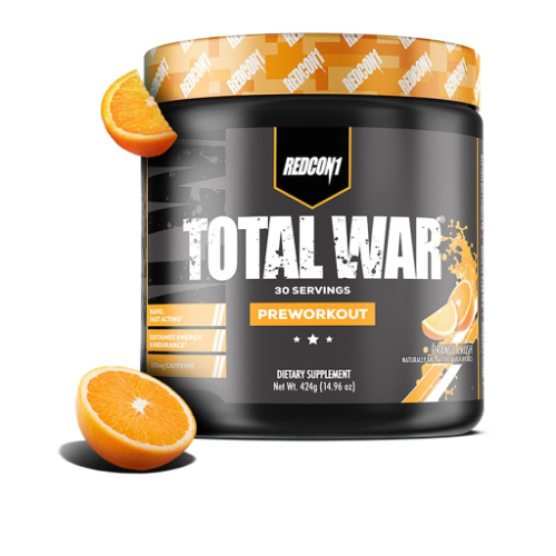 REDCON1 TOTAL WAR PRE WORKOUT 30 SERVINGS 424G ORANGE CRUSH