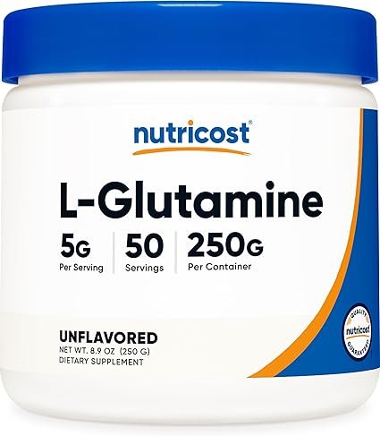 NUTRICOST L-GLUTAMINE 250G 50 SERVINS UNFLAVORED