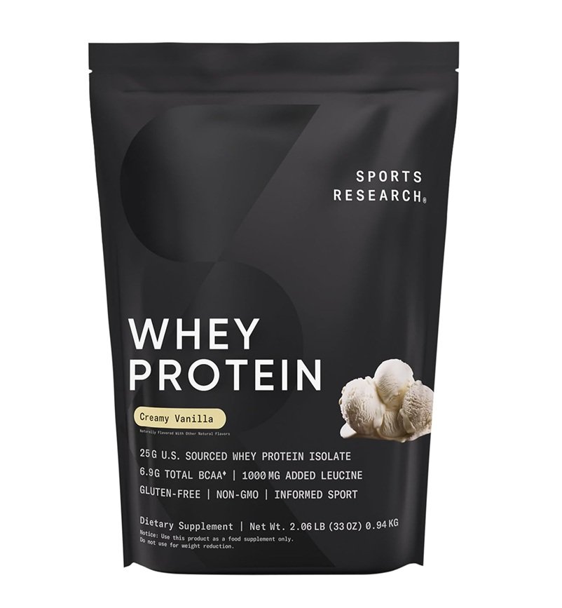 SPORTS RESEARCH WHEY PROTEIN CREAMY VANILLA 2.06LB