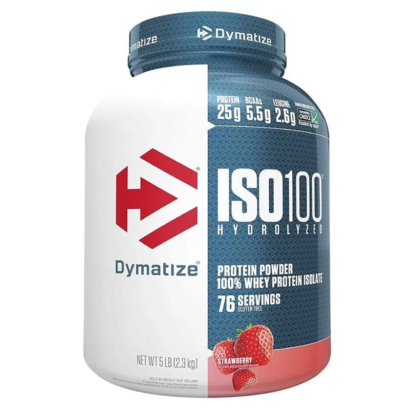 DYMATIZE ISO 100 HYDROLIZED 76 SERVINGS 2.3KG FRESA