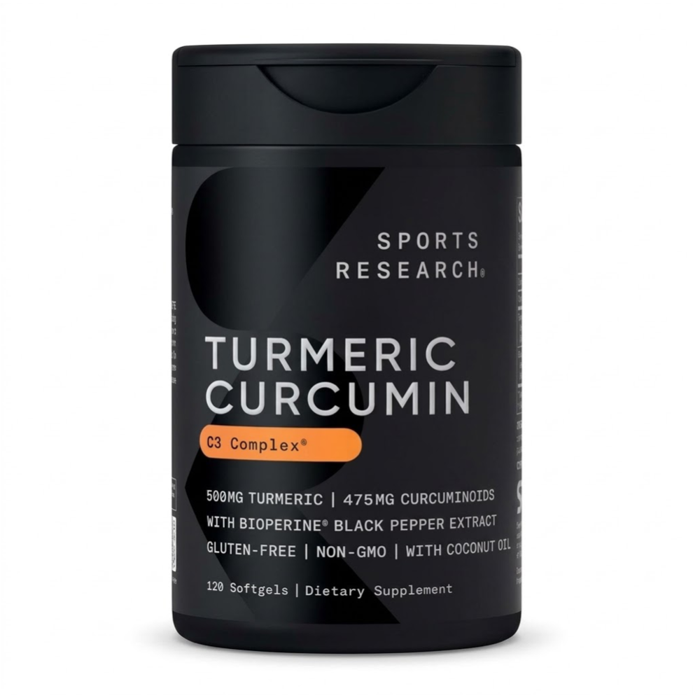 SPORTS RESEARCH TURMERIC CURCUMIN C3 COMPLEX 60 SOFTGELS
