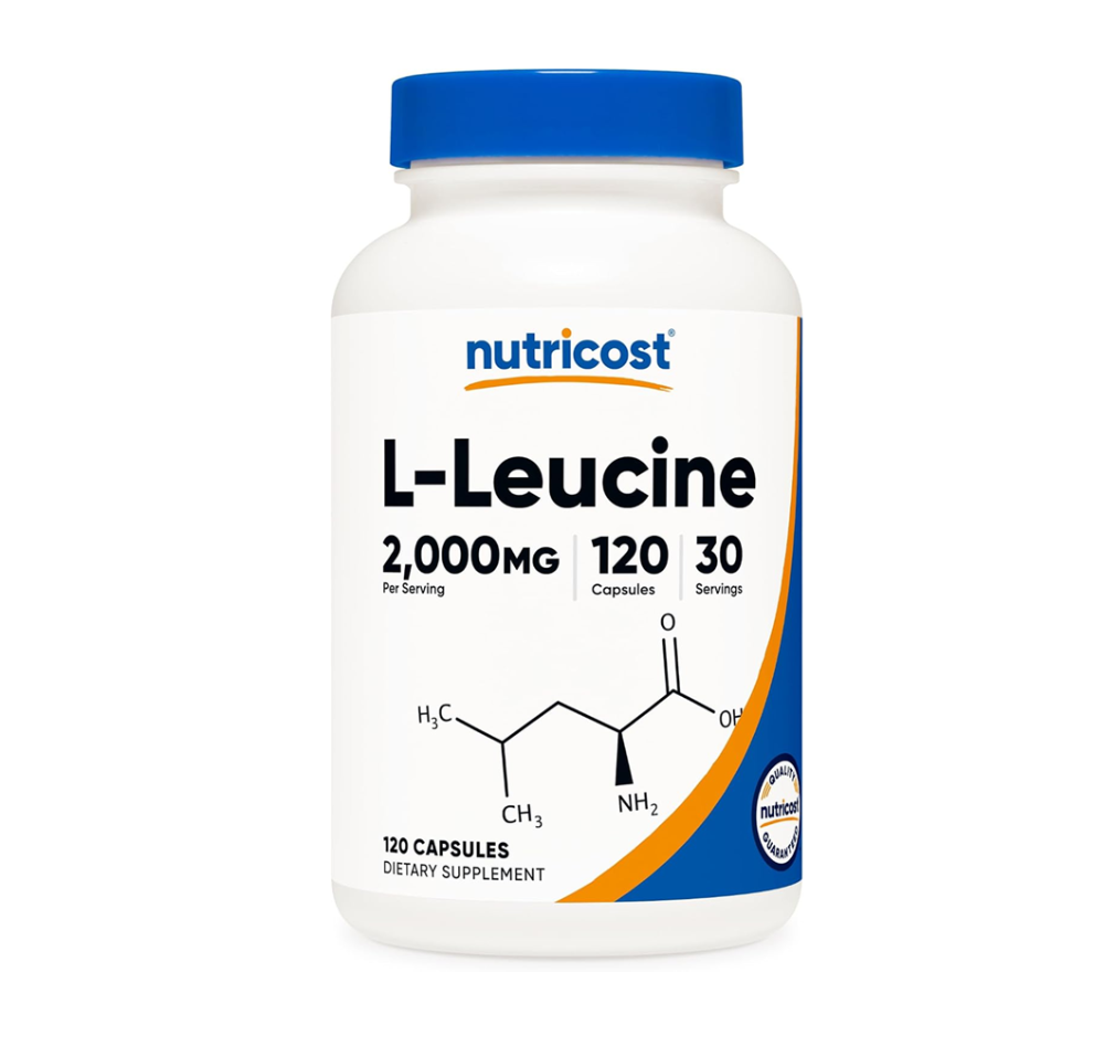 NUTRICOST L-LEUCINE 2000MG 120 CAPSULES 30 SERVINGS
