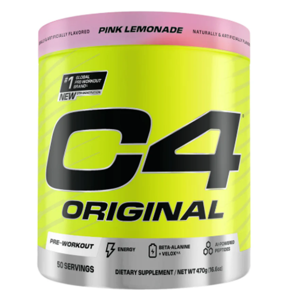 CELLUCOR C4 ORIGINAL PRE WORKOUT 470G 50 SERVINGS PINK LIMONADE