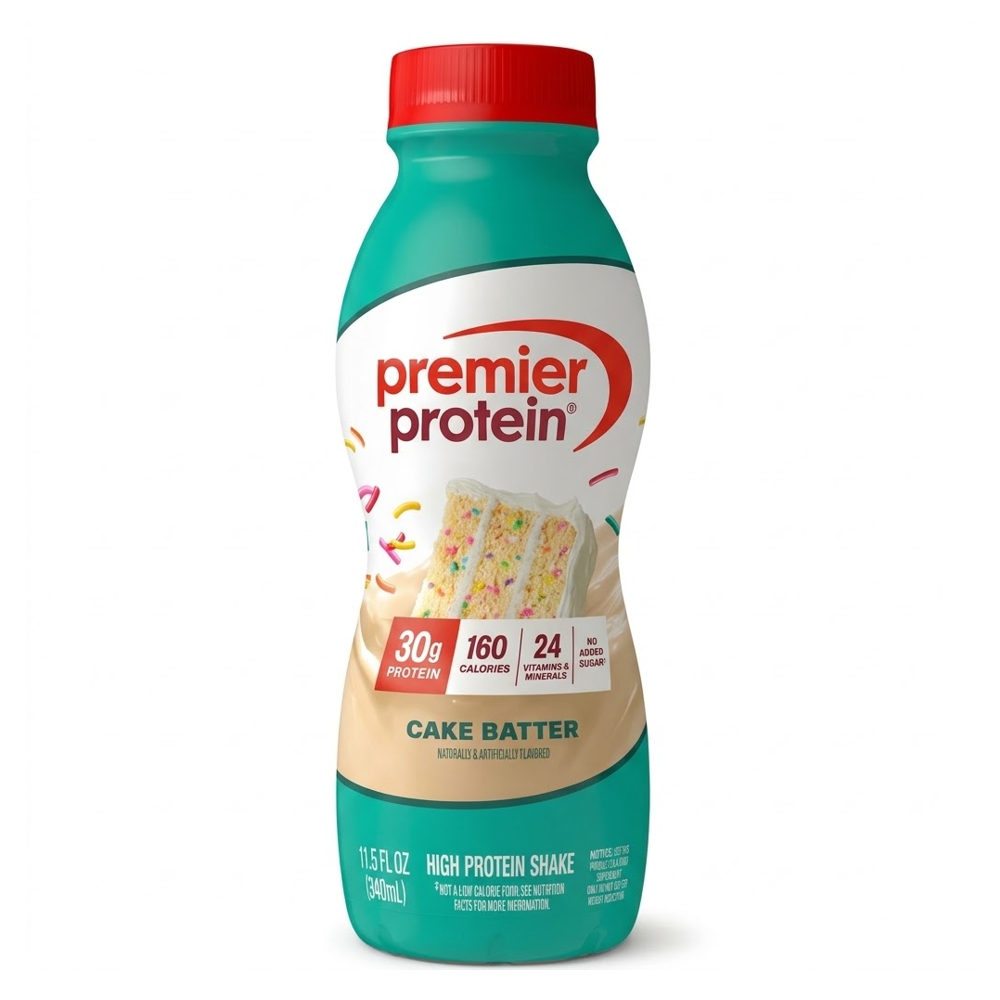PREMIER PROTEIN SHAKE 340ML CAKE BATTER DELIGHT