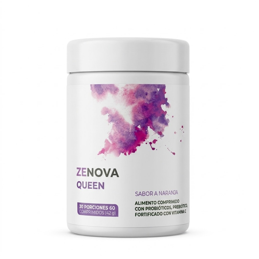 ZENOVA QUEEN 42G 60 CAPSULAS NARANJA