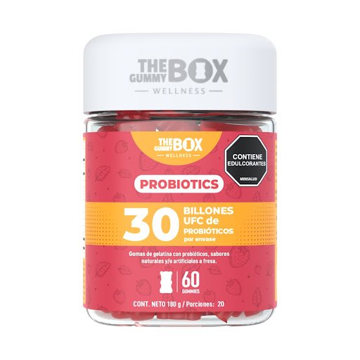 THE GUMMY BOX PROBIOTICOS 30 BILLONES UFC 180G 60 GOMAS