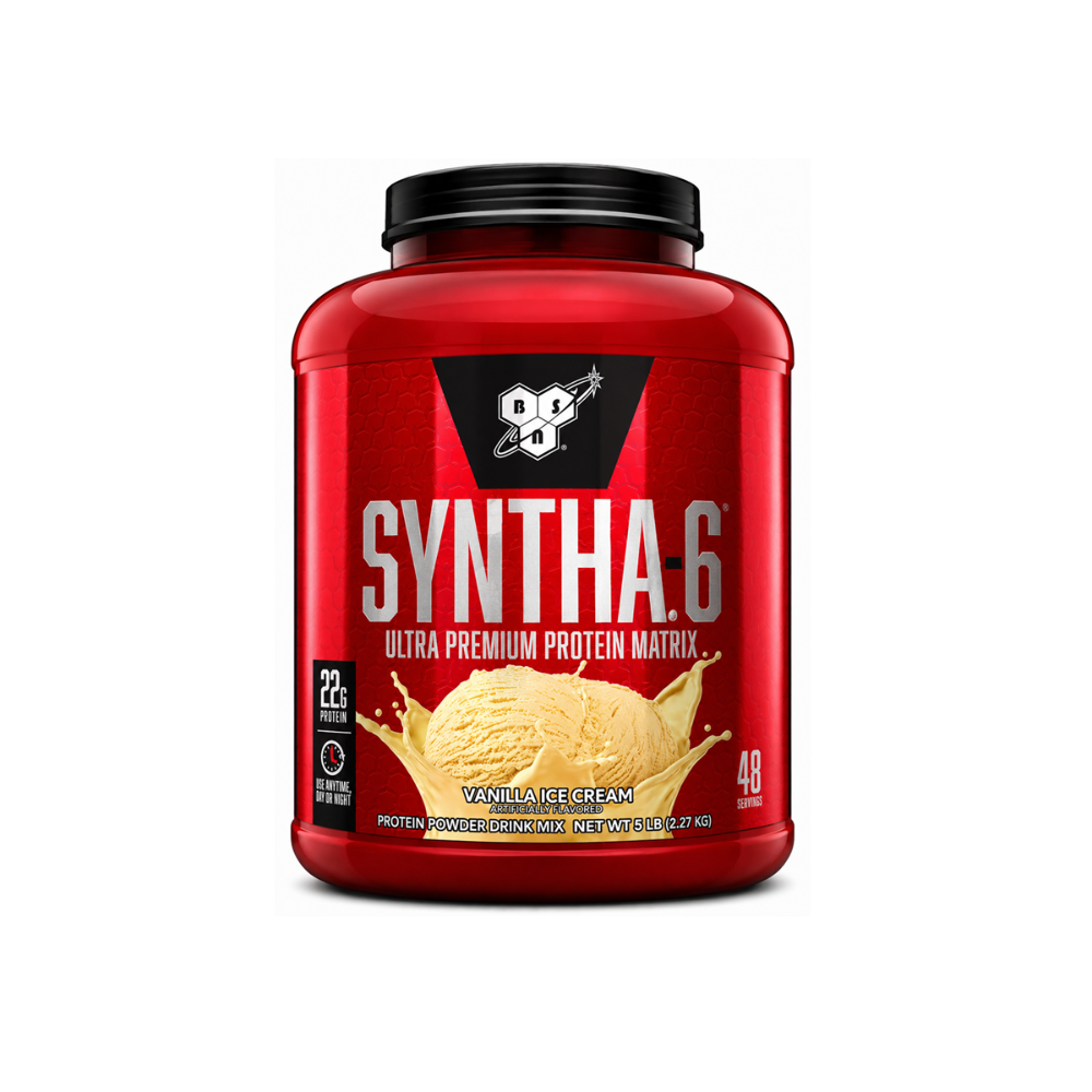 BSN SYNTHA 6 ULTRA PREMIUM WHEY PROTEIN 48 SERVINGS 5LB VAINILLA FLAVOR