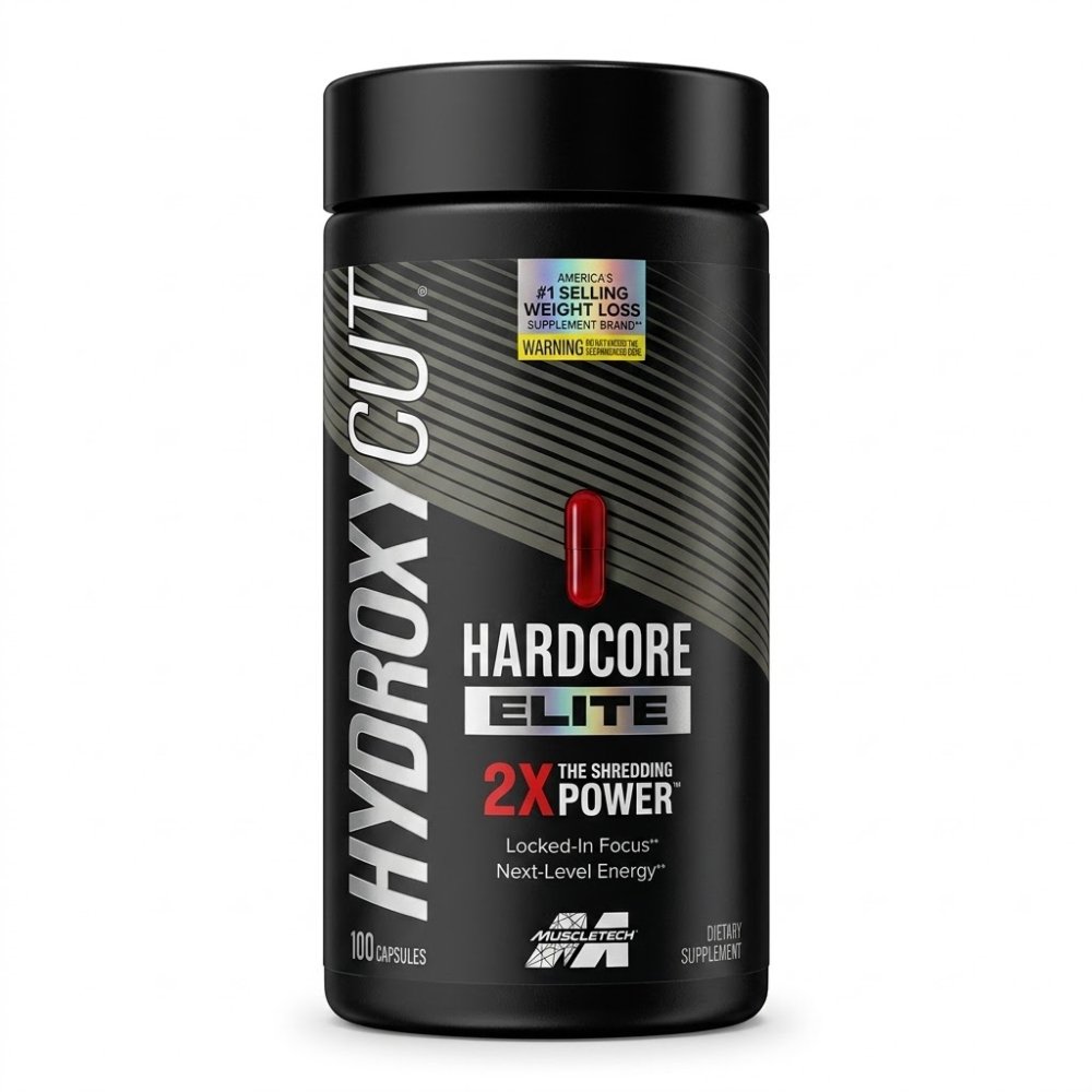 MUSCLETECH HYDROXYCUT HARDCORE ELITE 50 SERVINGS 100 CAPSULES