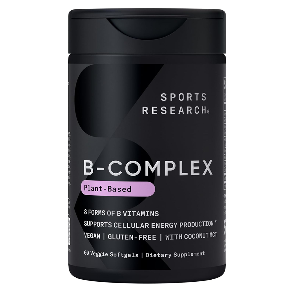 SPORTS RESEARCH B- COMPLEX PLANT BASED 60 CAPS