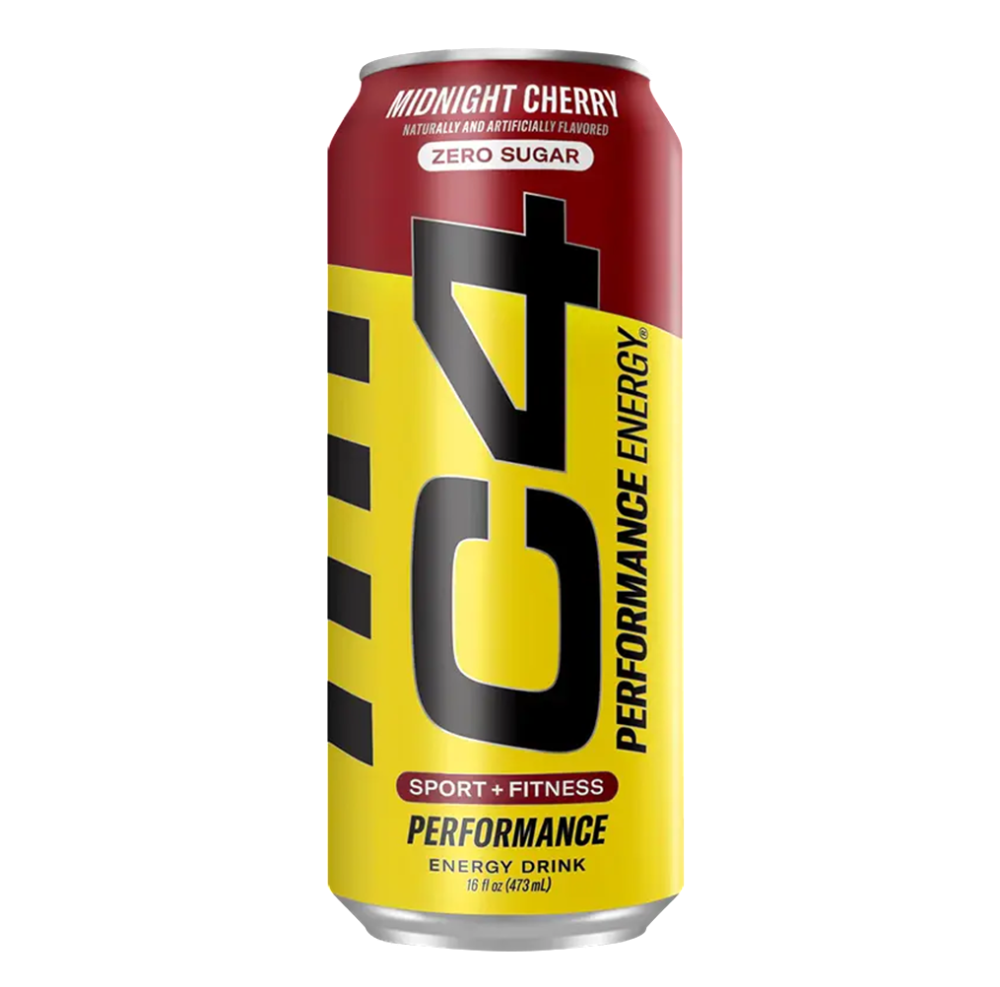 C4 PERFOMANCE ENERGY ZERO ZUGAR 200MG CAFFEINE 473ML MIDNIGTH CHERRY