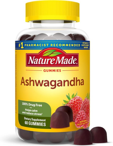 NATURE MADE ASHWAGANDHA 60 GUMMIES MIXED BERRY