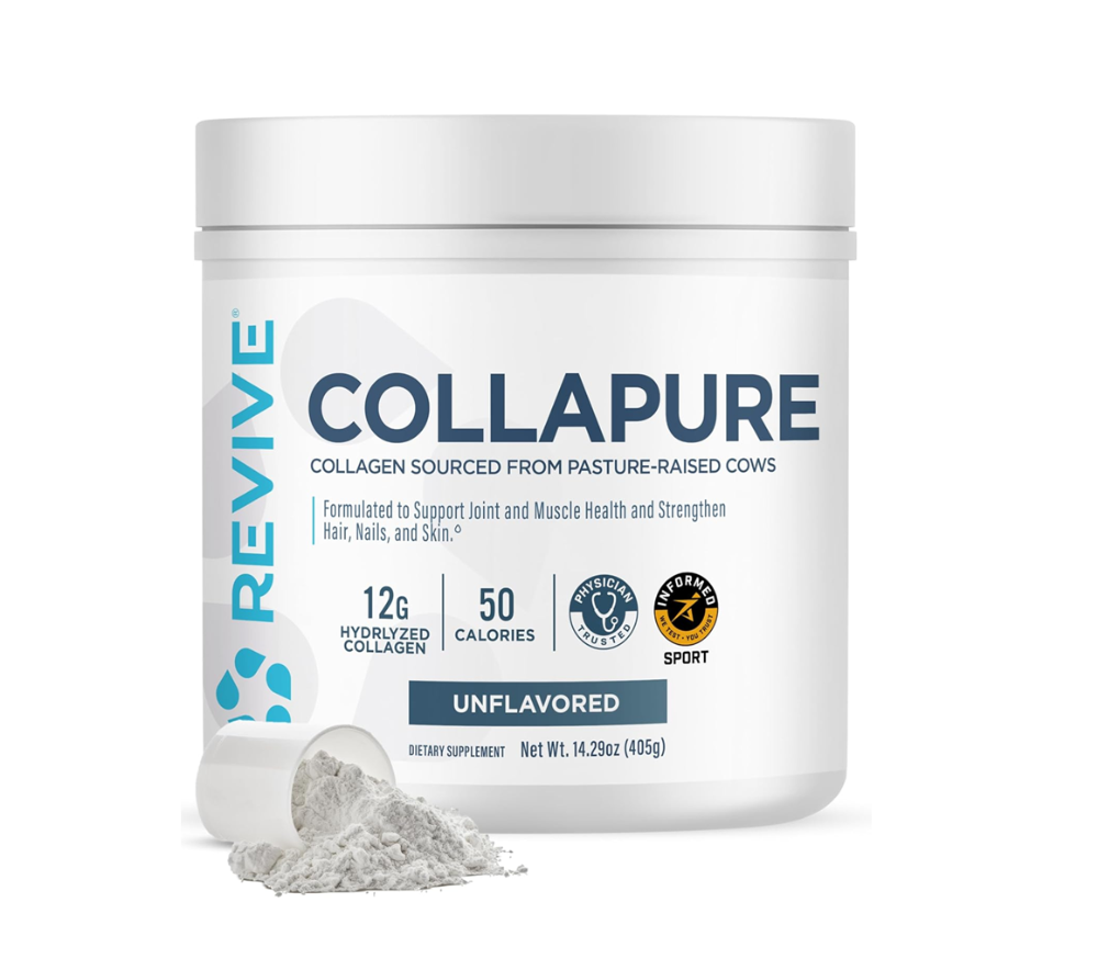 REVIVE COLLAPURE COLLAGEN SOUCRED FROM PASTURE-RAISED COWS 405G 30 SERVINGS