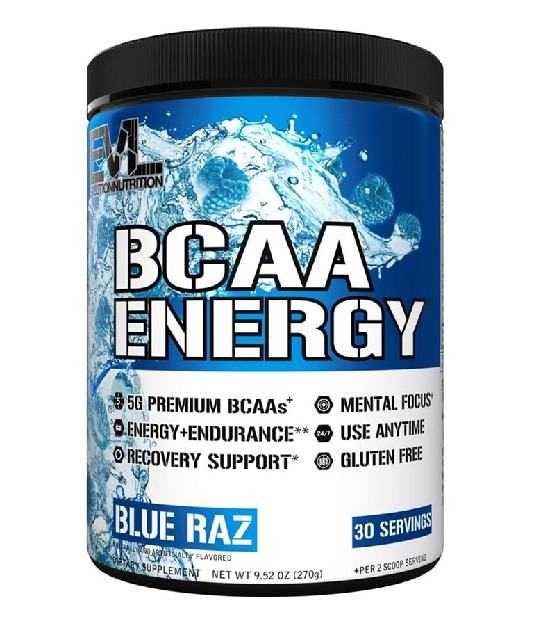 EVOLUTION NUTRITION BCAA ENERGY 30 SERVINGS 345G BLUE RAZZ