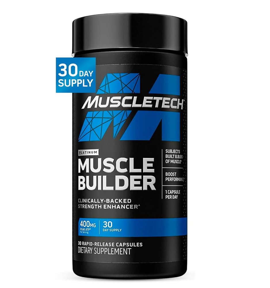 MUSCLETECH PLATINUM MUSCLE BUILDER 30 RAPID RELEASE CAPSULES
